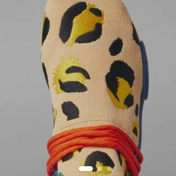 Men's Adidas NMD Hu PharrellAnimal Print Leopard Pulse Amber - Picture 2 of 3